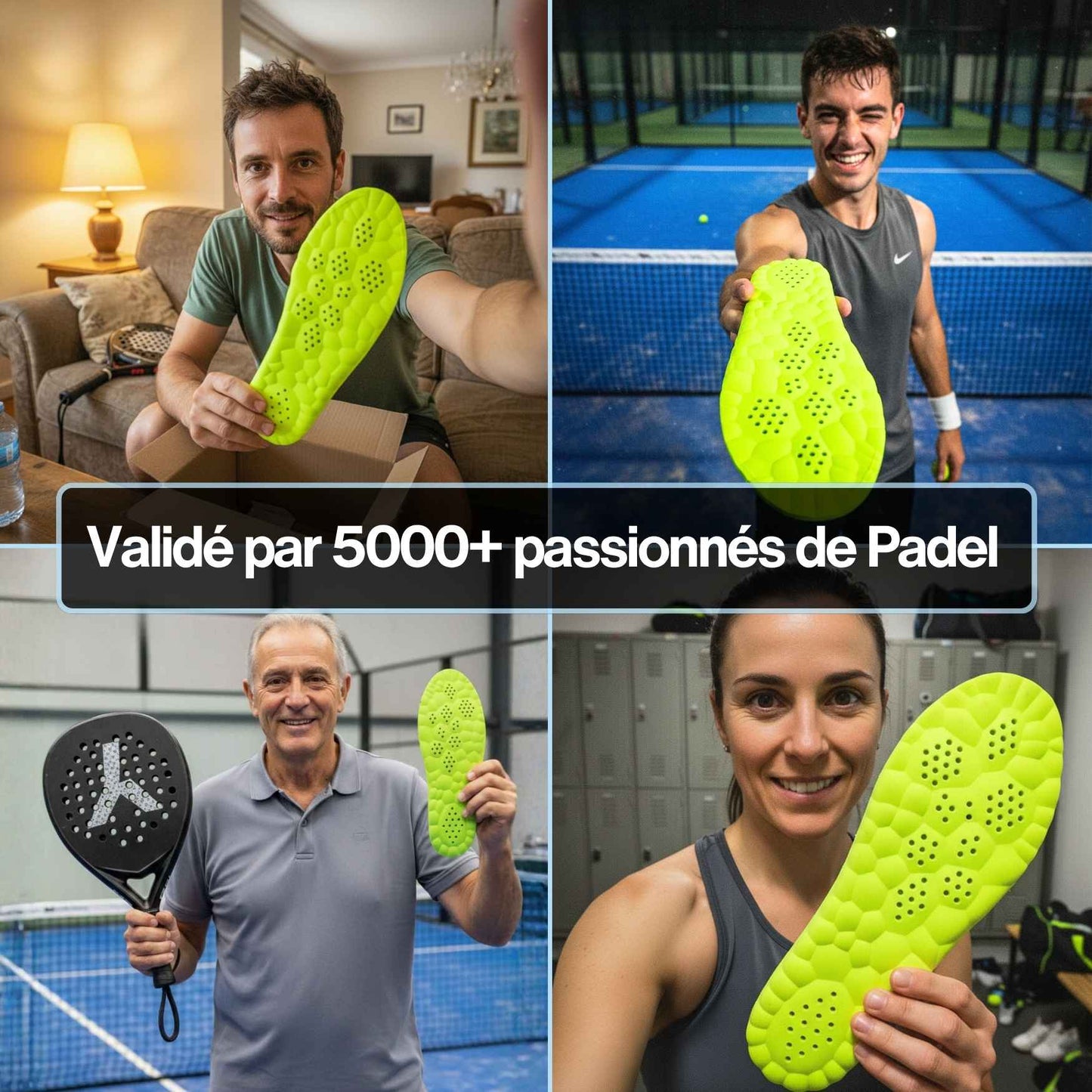 Semelles Padel