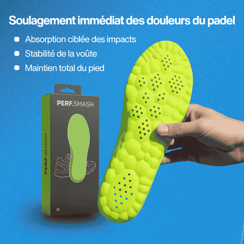 Semelle Proshock - Soulage les douleurs du padel