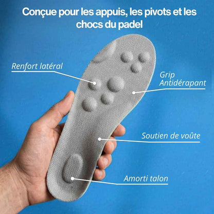 Semelles de padel Proshock - Pour jouer plus longtemps sans douleur